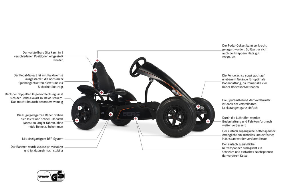BERG Gokart Black Edition XXL BFR BERG Gokart Black Edition XXL BFR