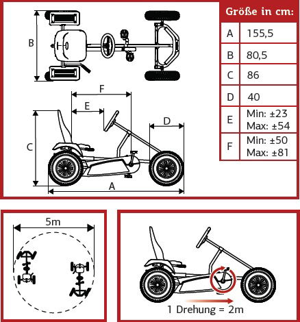 BERG Gokart B.Rapid Blue XL BFR inkl. Soziussitz BERG Gokart B.Rapid Blue XL BFR inkl. Soziussitz