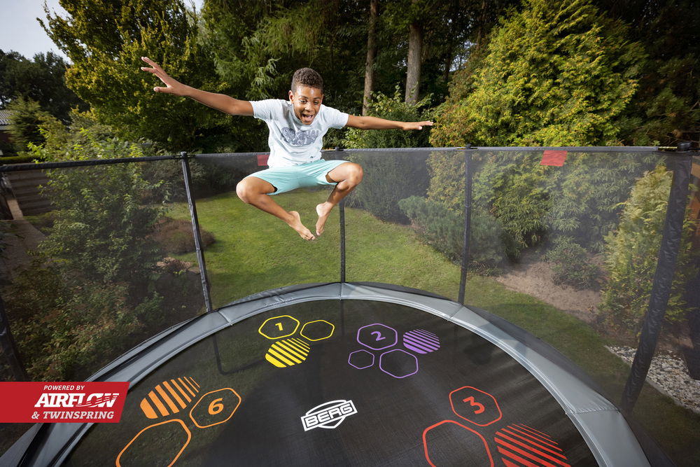 BERG Trampolin Regular ROUND Elite Grey Levels Ø430 cm + Sicherheitsnetz DLX XL (NEU) BERG Trampolin Regular ROUND Elite Grey Levels Ø430 cm + Sicherheitsnetz DLX XL (NEU)