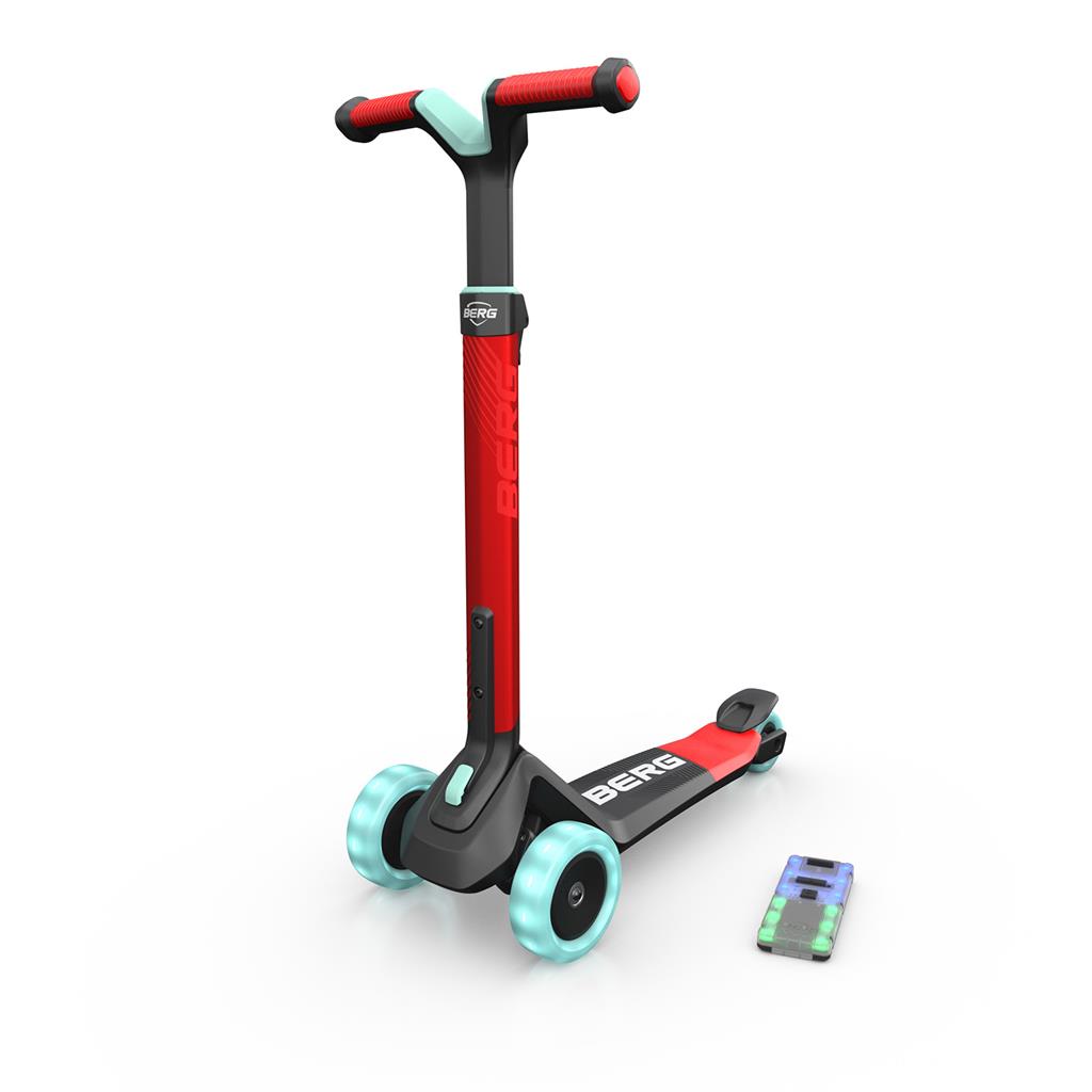 BERG Kinderroller NEXO Lights LED-Deck Red (NEU) BERG Kinderroller NEXO Lights LED-Deck Red (NEU)