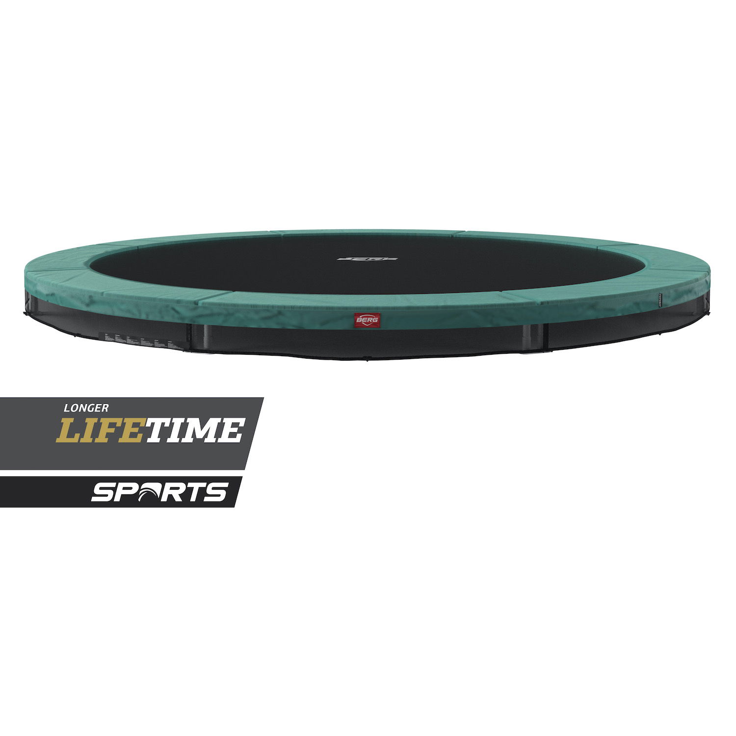 BERG Trampolin SPORTS InGround ROUND Favorit Green Ø430 cm BERG Trampolin SPORTS InGround ROUND Favorit Green Ø430 cm