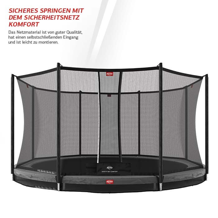 BERG Trampolin InGround ROUND Favorit Green Ø330 cm + Sicherheitsnetz Comfort BERG Trampolin InGround ROUND Favorit Green Ø330 cm + Sicherheitsnetz Comfort