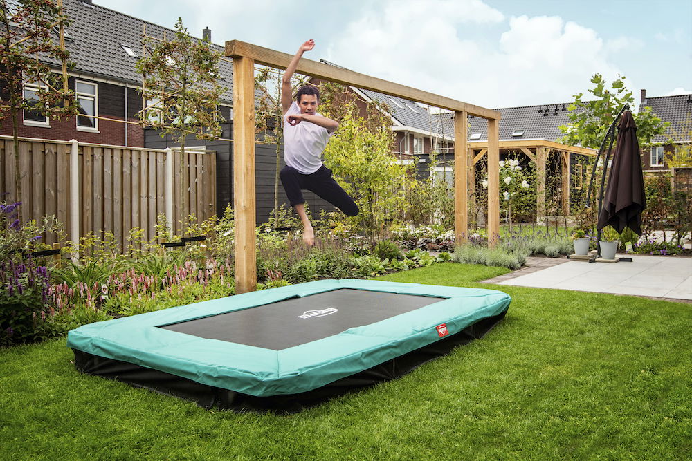 BERG Trampolin SPORTS InGround ULTIM Favorit Green 280