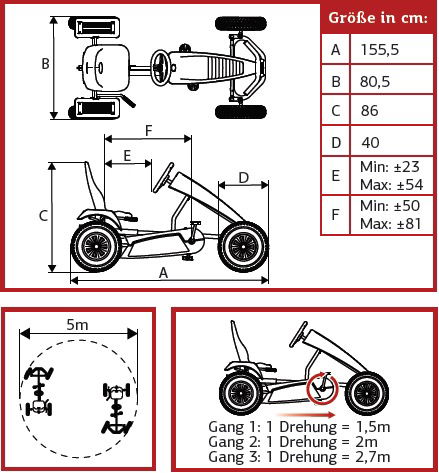 BERG Gokart Traxx CLAAS XL BFR-3 BERG Gokart Traxx CLAAS XL BFR-3