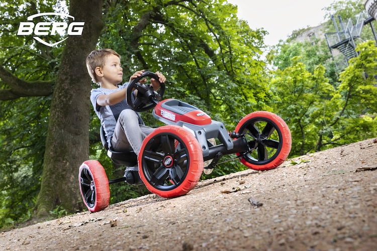 BERG Gokart Reppy Rebel inkl. Soundbox und BERG Trailer M