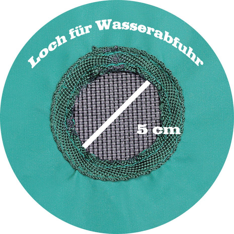 BERG Trampolin Wetterschutzhülle Extra Green Ø380 cm Außendurchmesser BERG Trampolin Wetterschutzhülle Extra Green Ø380 cm Außendurchmesser