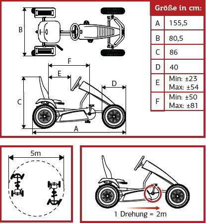 BERG Gokart X-Cross orange XL BFR inkl. Soziussitz X-Cross BERG Gokart X-Cross orange XL BFR inkl. Soziussitz X-Cross