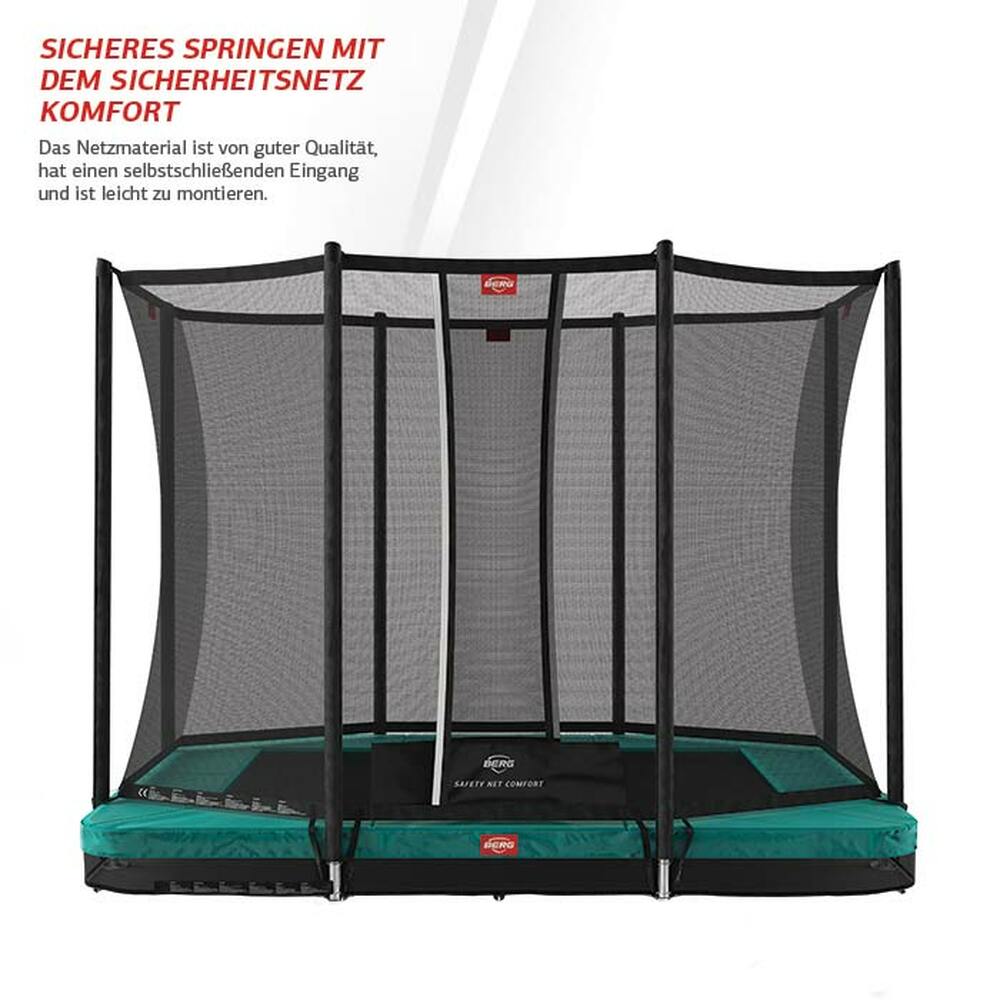 BERG Trampolin InGround ULTIM Favorit Black 410 + Sicherheitsnetz Comfort (NEU) BERG Trampolin InGround ULTIM Favorit Black 410 + Sicherheitsnetz Comfort (NEU)