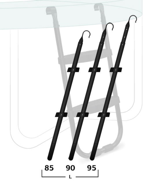 BERG Trampolin Leiter L für Ø330, Ø380, Ø430 cm, ULTIM 330, 500 & alle GRAND Modelle