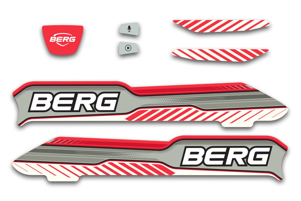 BERG Ersatzteil Sticker-Set Aufkleber Buzzy Beatz BERG Ersatzteil Sticker-Set Aufkleber Buzzy Beatz