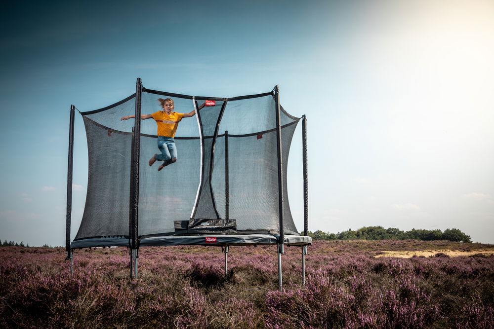 BERG Trampolin Regular ROUND Favorit Grey Ø330 cm + Sicherheitsnetz Comfort BERG Trampolin Regular ROUND Favorit Grey Ø330 cm + Sicherheitsnetz Comfort