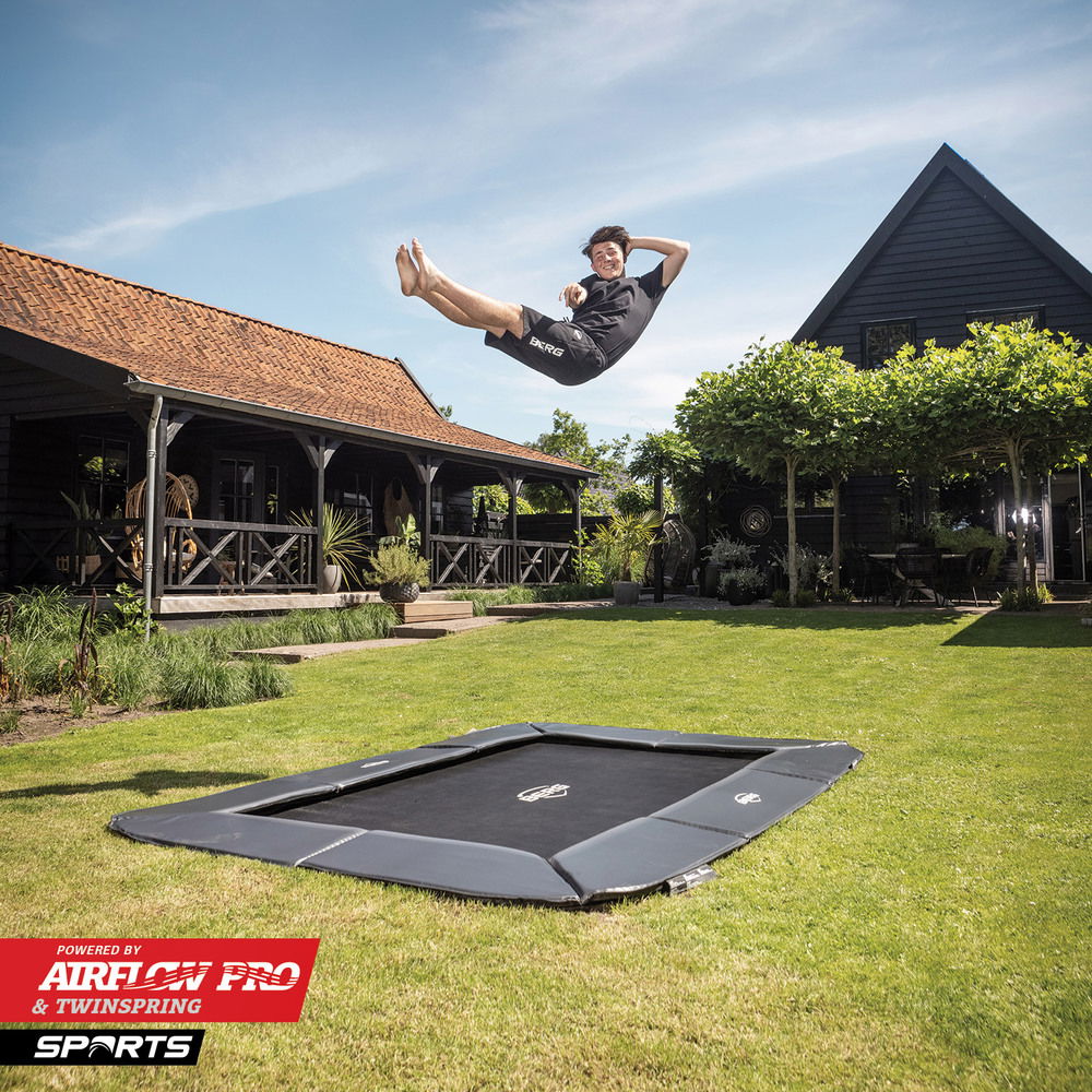 BERG Trampolin SPORTS FlatGround ULTIM Champion Green 330