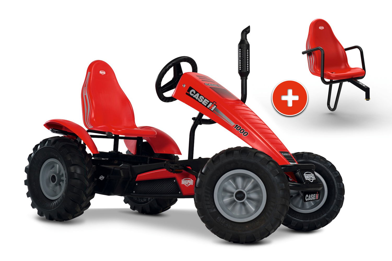 BERG Gokart Traxx CASE IH XL BFR inkl. Soziussitz CASE IH BERG Gokart Traxx CASE IH XL BFR inkl. Soziussitz CASE IH