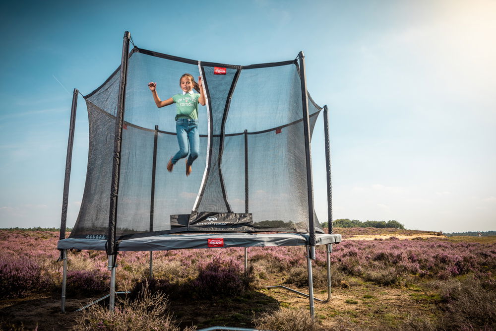 BERG Trampolin Regular ROUND Favorit Grey Ø330 cm + Sicherheitsnetz Comfort BERG Trampolin Regular ROUND Favorit Grey Ø330 cm + Sicherheitsnetz Comfort