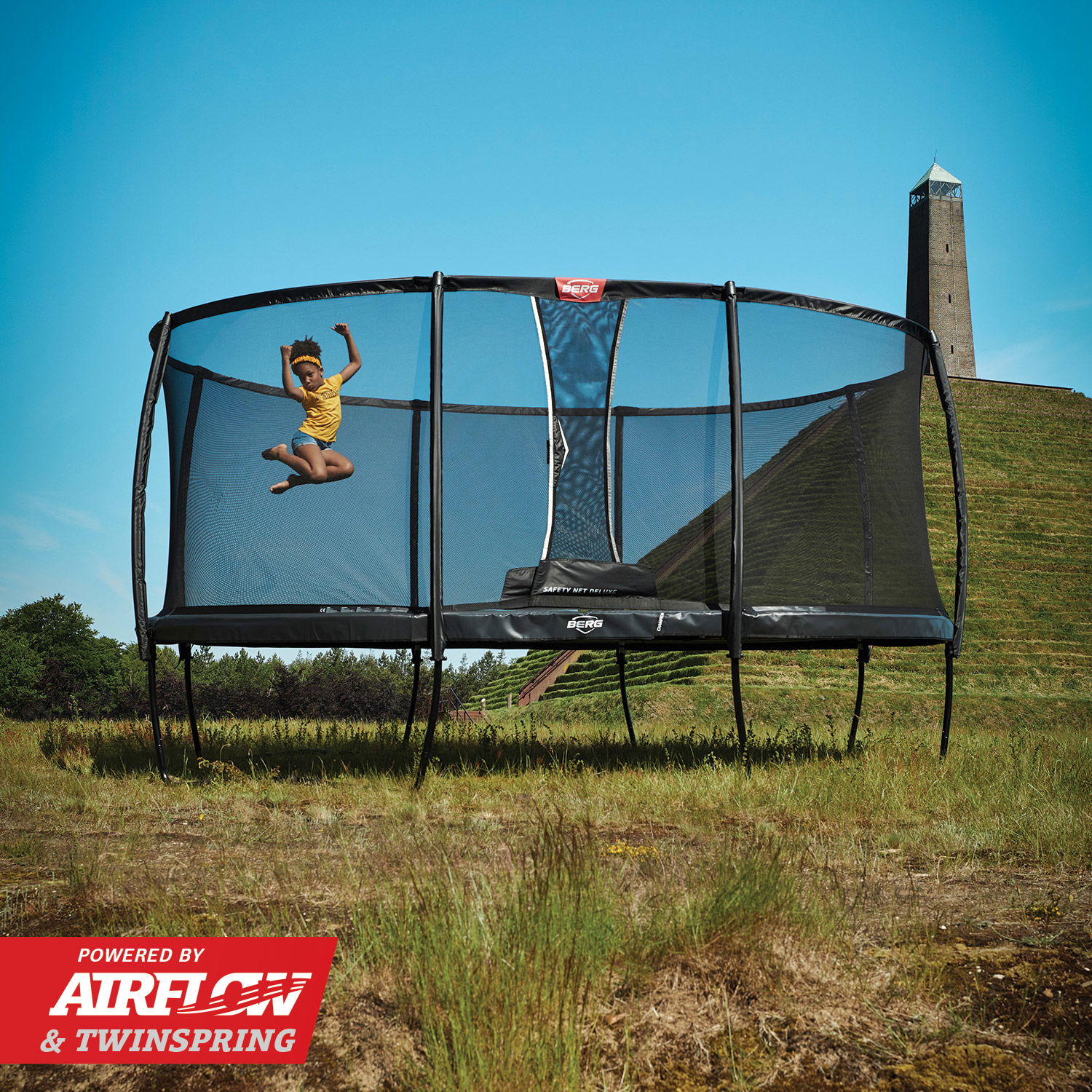 BERG Trampolin Regular GRAND Champion Grey oval 520 x 345 cm + Sicherheitsnetz DLX XL (Neu) BERG Trampolin Regular GRAND Champion Grey oval 520 x 345 cm + Sicherheitsnetz DLX XL (Neu)
