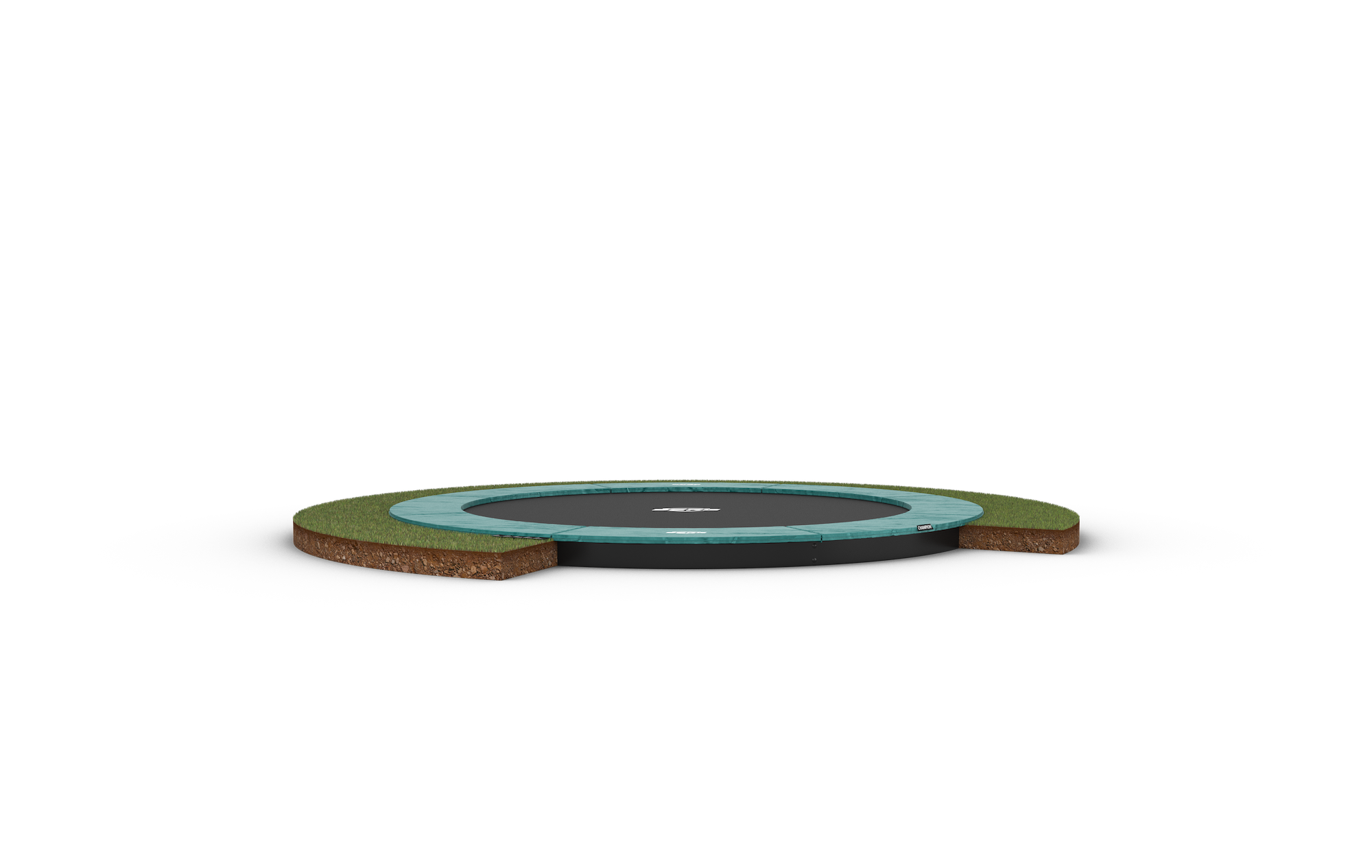 BERG Trampolin SPORTS FlatGround ROUND Champion Green Ø330 cm BERG Trampolin SPORTS FlatGround ROUND Champion Green Ø330 cm