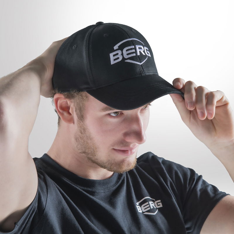BERG Baseball Cap in schwarz für Erwachsene BERG Baseball Cap in schwarz für Erwachsene