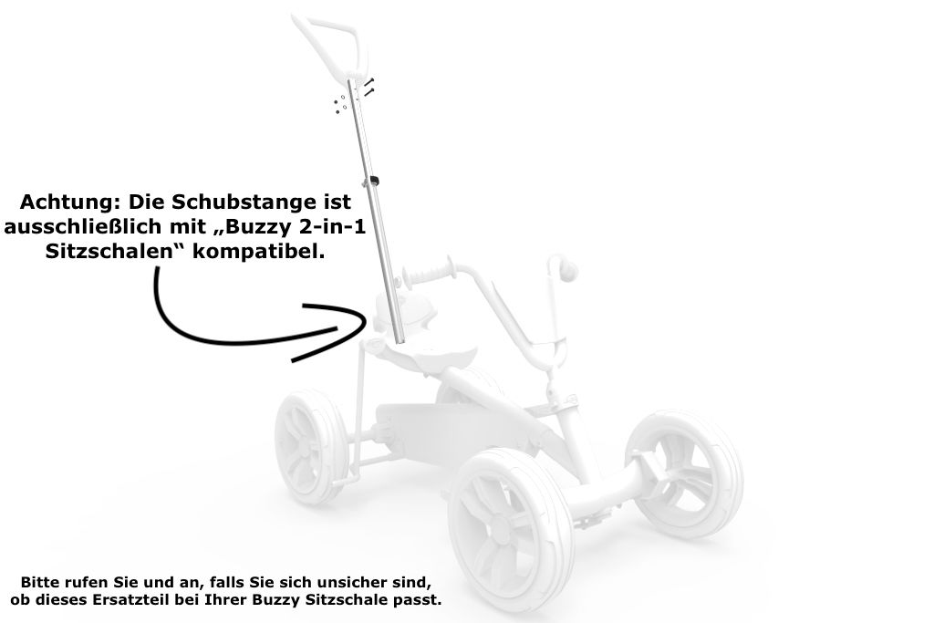 BERG Ersatzteil Schubstange für Buzzy 2-in-1 (ohne Handgriff) BERG Ersatzteil Schubstange für Buzzy 2-in-1 (ohne Handgriff)
