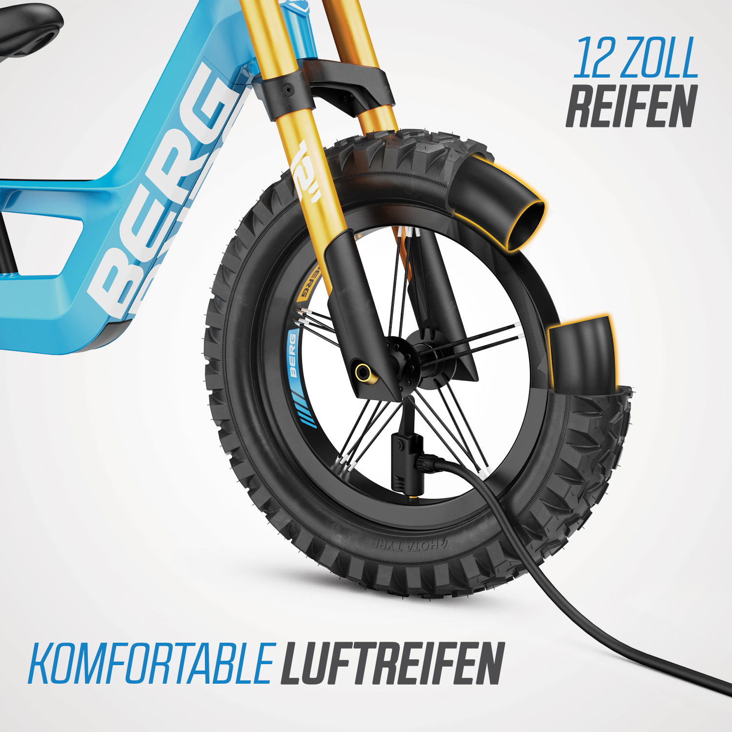 BERG Laufrad Biky Cross Blue inkl. Handbremse (NEU) BERG Laufrad Biky Cross Blue inkl. Handbremse (NEU)