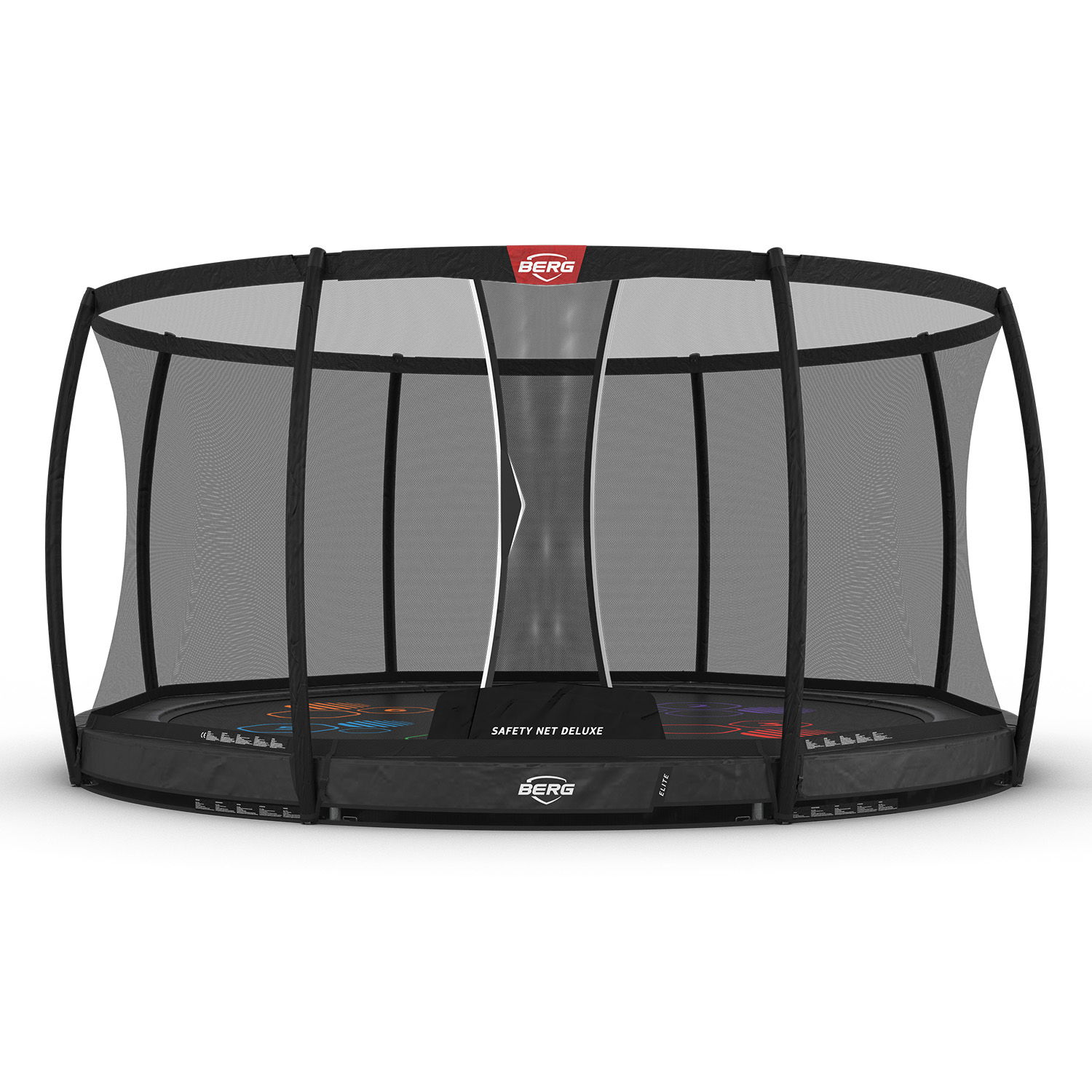 BERG Trampolin InGround ROUND Elite Grey Levels Ø430 cm + Sicherheitsnetz Deluxe (Neu) BERG Trampolin InGround ROUND Elite Grey Levels Ø430 cm + Sicherheitsnetz Deluxe (Neu)