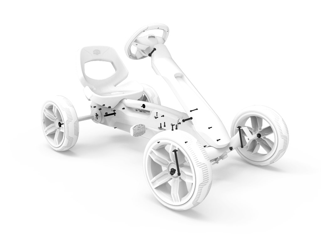 BERG Ersatzteil Reppy Montageset für Rider, Rebel, Racer, Roadster & Raptor BERG Ersatzteil Reppy Montageset für Rider, Rebel, Racer, Roadster & Raptor