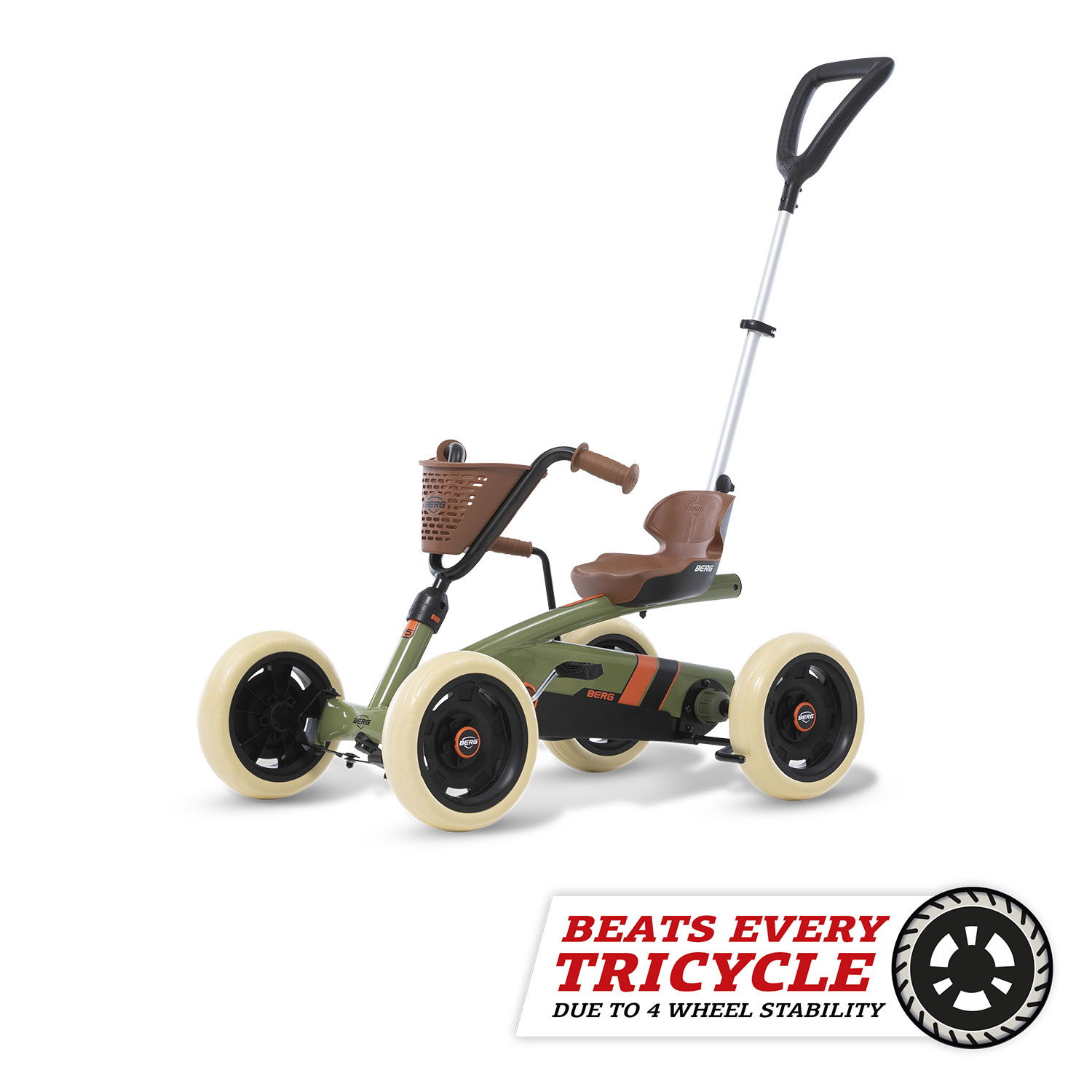 BERG Gokart Buzzy Retro 2-in-1 Green