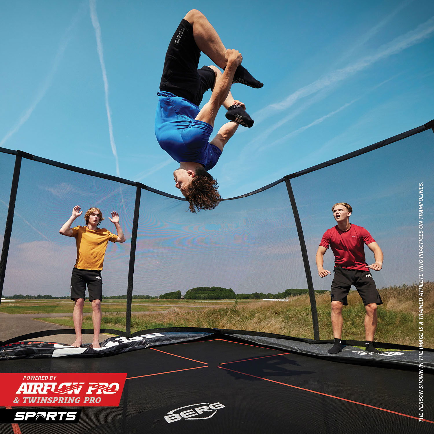 BERG Trampolin Regular ULTIM Pro Bouncer 5x5 m + Sicherheitsnetz DLX XL PB 5x5 m inkl. Leiter (NEU) BERG Trampolin Regular ULTIM Pro Bouncer 5x5 m + Sicherheitsnetz DLX XL PB 5x5 m inkl. Leiter (NEU)
