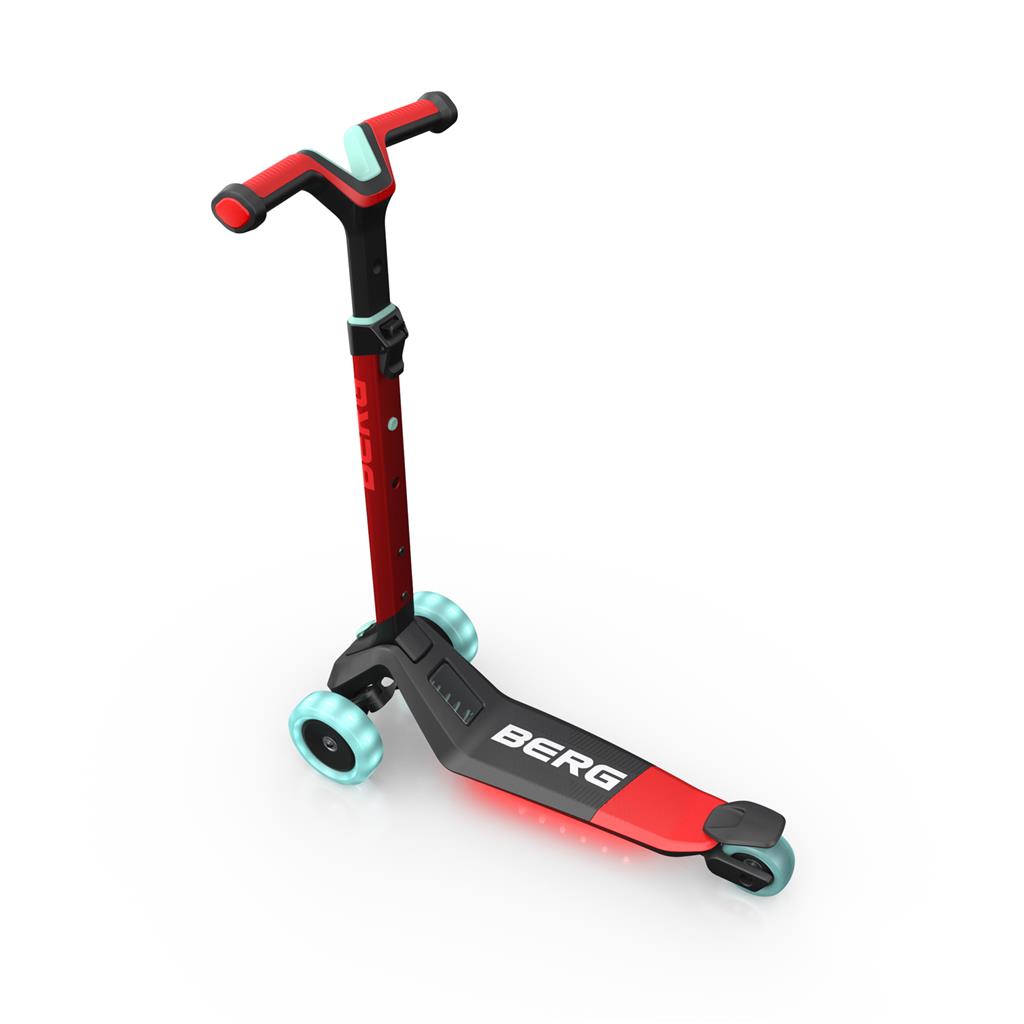 BERG Kinderroller NEXO Lights LED-Deck Red (NEU) BERG Kinderroller NEXO Lights LED-Deck Red (NEU)