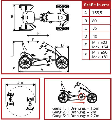 BERG Gokart Black Edition XL BFR-3 BERG Gokart Black Edition XL BFR-3