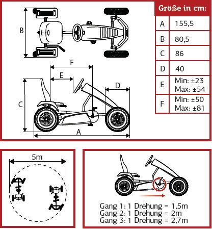 BERG Gokart X-Cross orange XL BFR-3 BERG Gokart X-Cross orange XL BFR-3