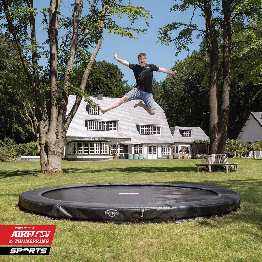 BERG Trampolin SPORTS InGround ROUND Elite Grey Ø330 cm (NEU) BERG Trampolin SPORTS InGround ROUND Elite Grey Ø330 cm (NEU)