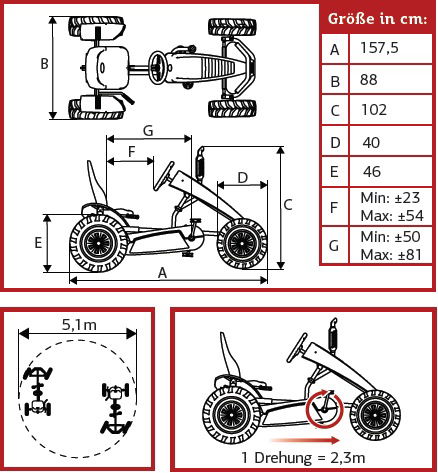 BERG Gokart Traxx CASE IH XL BFR BERG Gokart Traxx CASE IH XL BFR