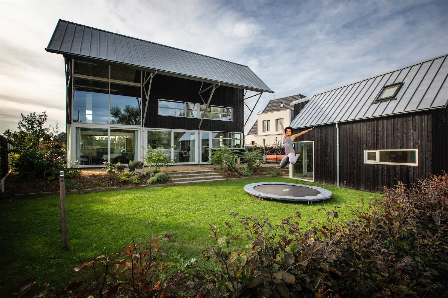 BERG Trampolin SPORTS InGround ROUND Favorit Grey Ø200 cm BERG Trampolin SPORTS InGround ROUND Favorit Grey Ø200 cm
