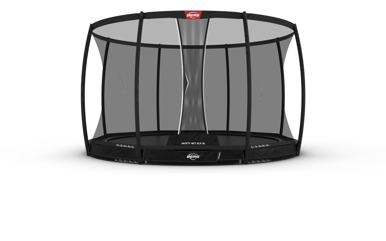 BERG Trampolin InGround ROUND Champion Black Ø430 cm + Sicherheitsnetz DLX XL (NEU) BERG Trampolin InGround ROUND Champion Black Ø430 cm + Sicherheitsnetz DLX XL (NEU)