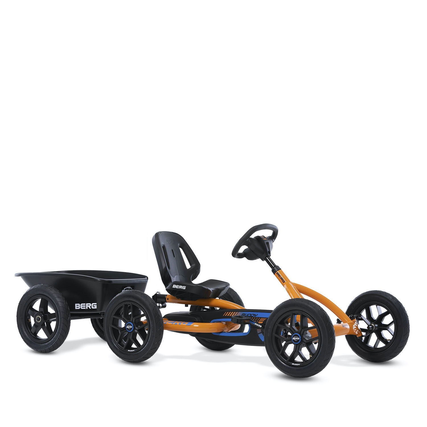 BERG Gokart Buddy B-Orange 2.0 (Facelift) inkl. Trailer L BERG Gokart Buddy B-Orange 2.0 (Facelift) inkl. Trailer L