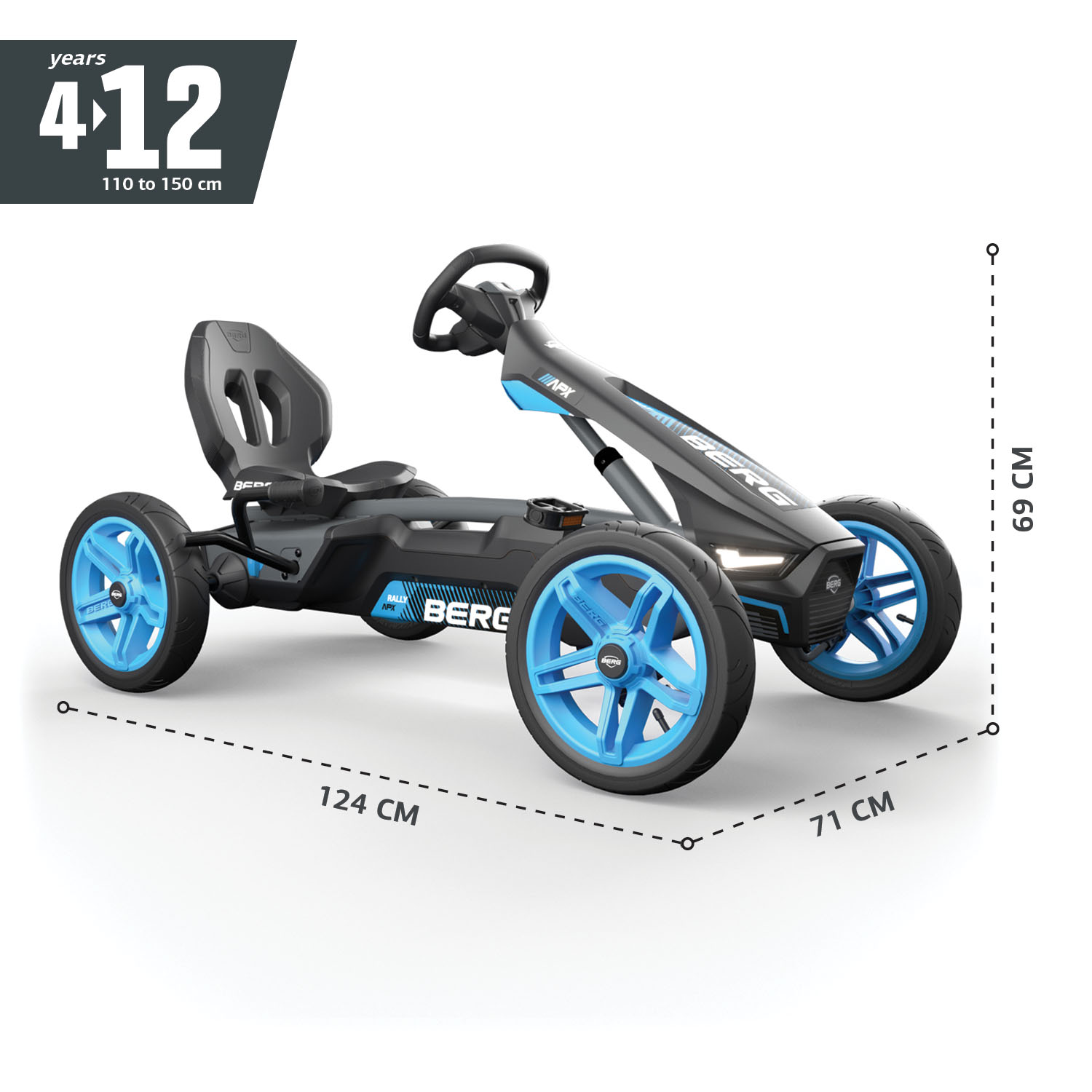 BERG Gokart Rally APX Blue BFR (NEU) BERG Gokart Rally APX Blue BFR (NEU)