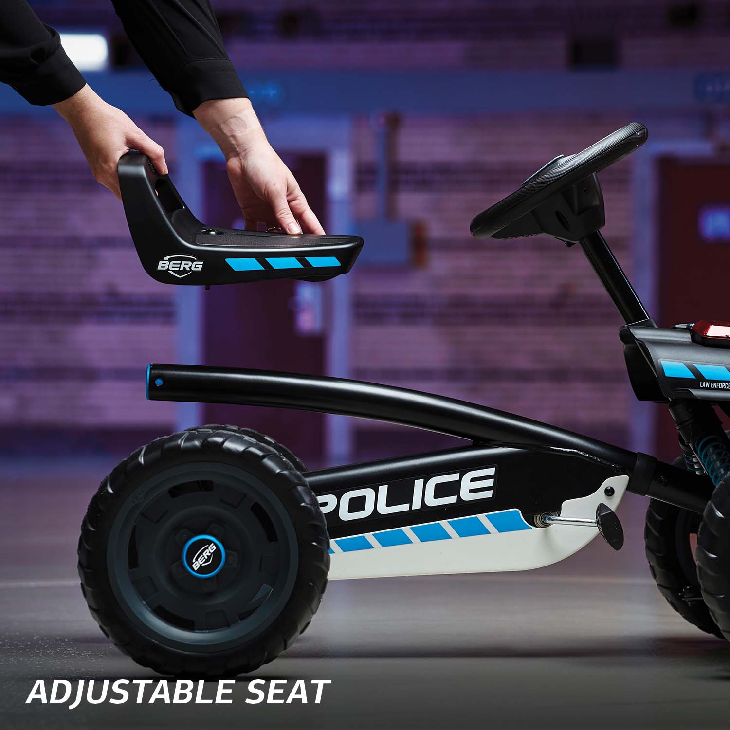 BERG Gokart Buzzy Police inkl. Soundbox und Cap (NEU) BERG Gokart Buzzy Police inkl. Soundbox und Cap (NEU)