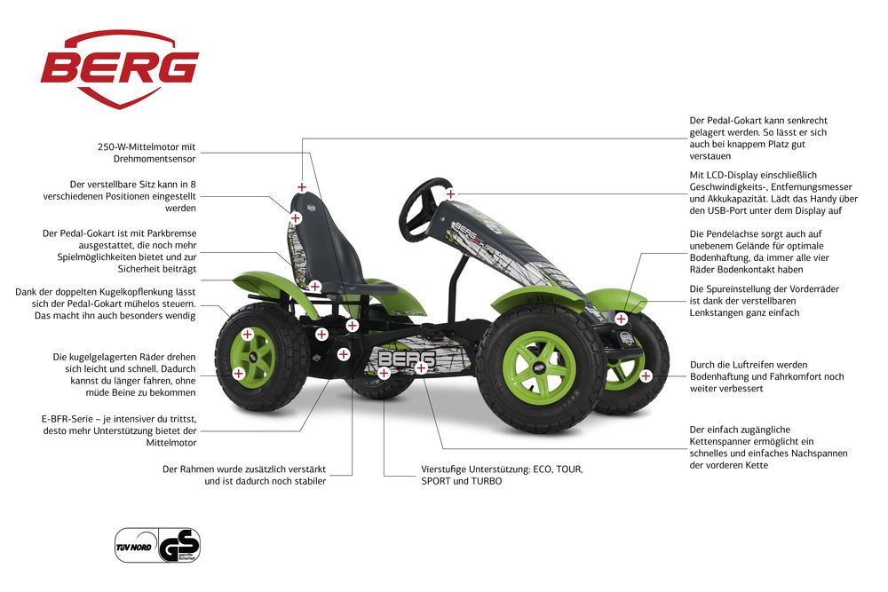 BERG Gokart X-Plore XXL E-BFR
