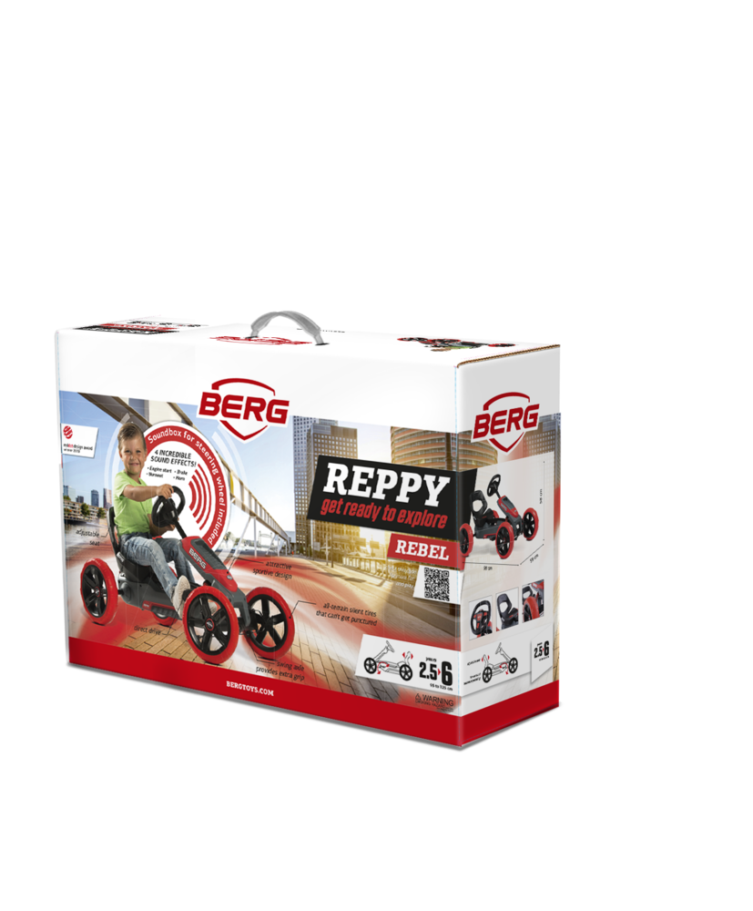 BERG Gokart Reppy Rebel inkl. Soundbox BERG Gokart Reppy Rebel inkl. Soundbox