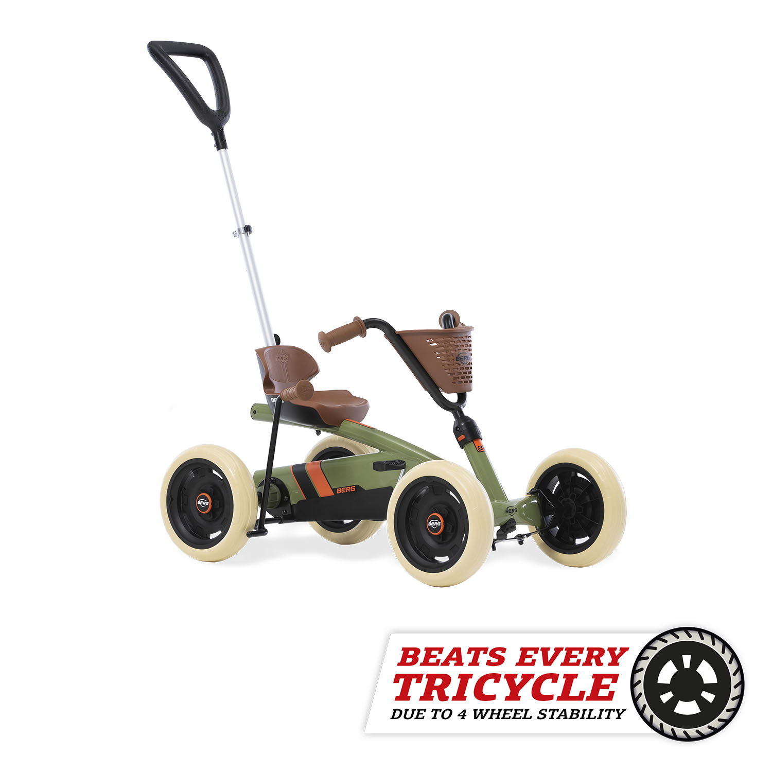 BERG Gokart Buzzy Retro 2-in-1 Green BERG Gokart Buzzy Retro 2-in-1 Green
