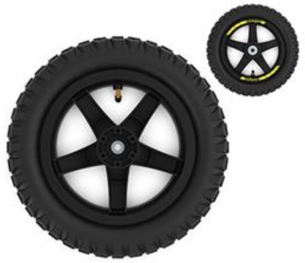 BERG Ersatzteil Antriebsrad schwarz 12.5x2.25-8 All Terrain Gelände für Buddy Cross BERG Ersatzteil Antriebsrad schwarz 12.5x2.25-8 All Terrain Gelände für Buddy Cross