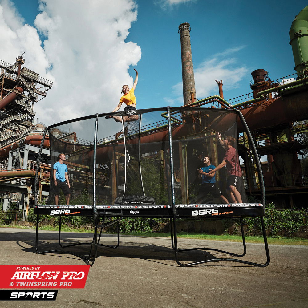 BERG Trampolin Regular ULTIM Pro Bouncer 500 + Sicherheitsnetz DLX XL Pro Bouncer inkl. Leiter (NEU) BERG Trampolin Regular ULTIM Pro Bouncer 500 + Sicherheitsnetz DLX XL Pro Bouncer inkl. Leiter (NEU)