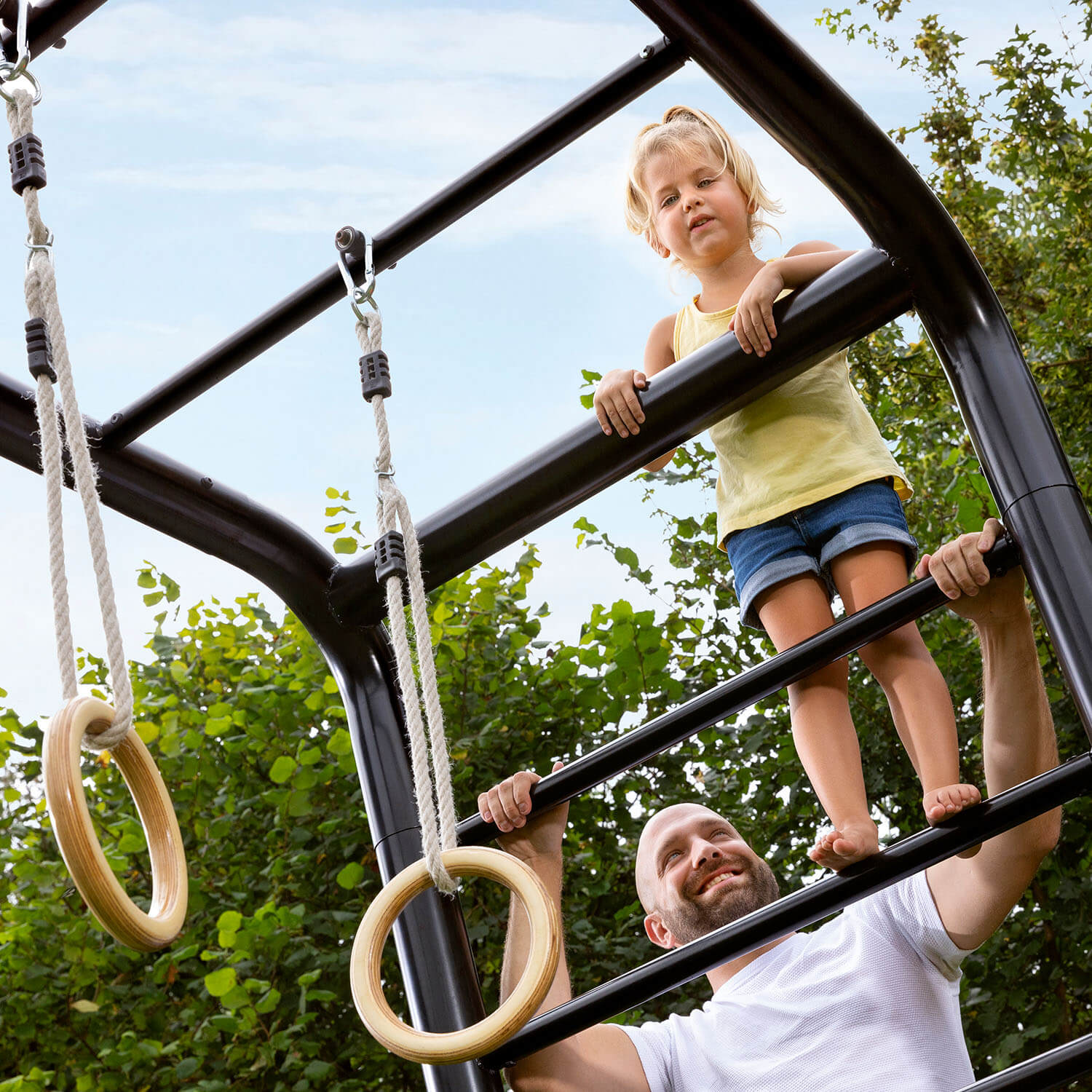 BERG PlayBase Zubehör Turnringe aus Holz BERG PlayBase Zubehör Turnringe aus Holz