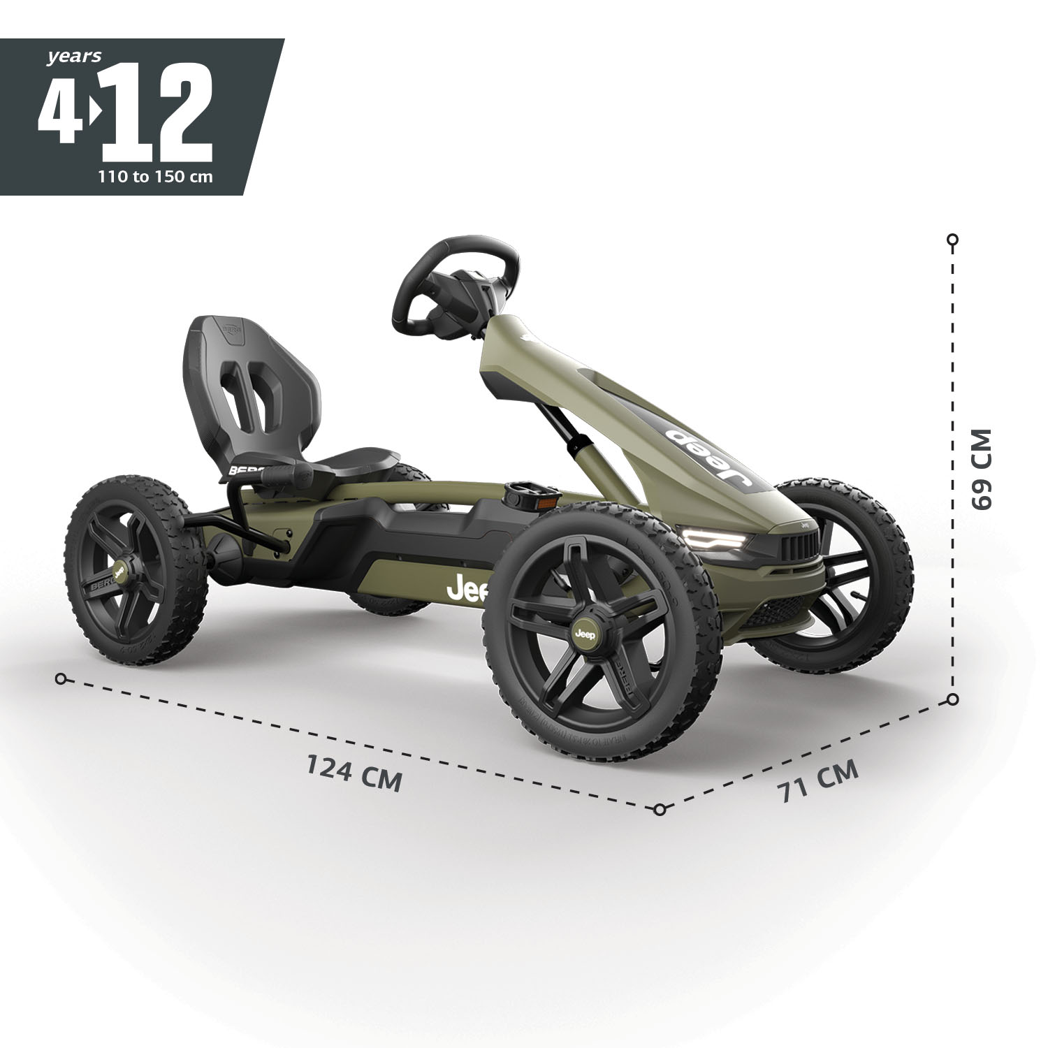 BERG Gokart Rally Jeep® Cherokee BFR (NEU)