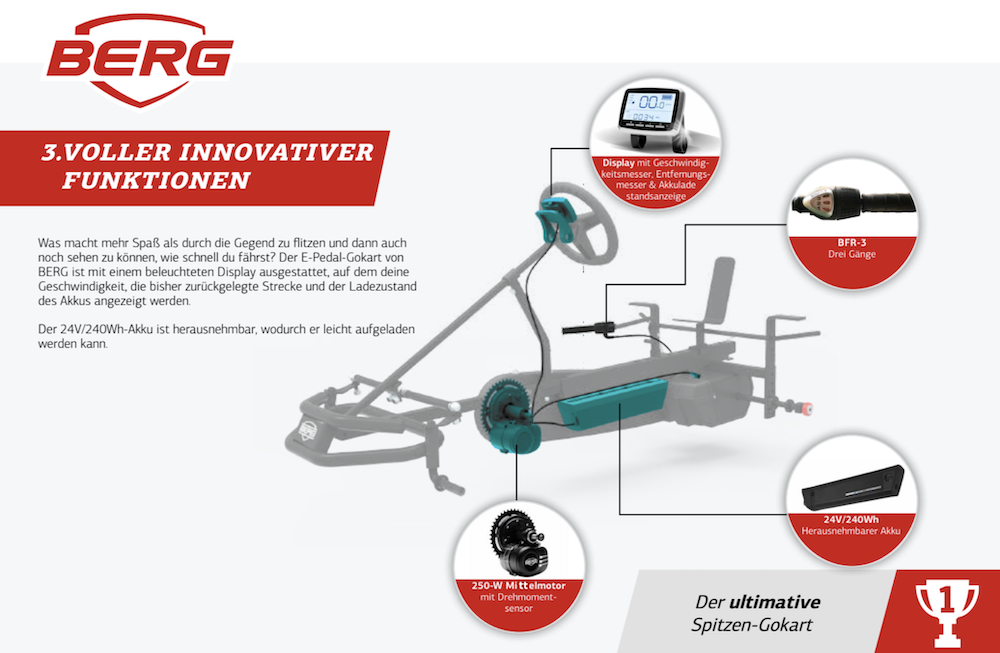 BERG Gokart X-Plore XXL E-BFR-3 BERG Gokart X-Plore XXL E-BFR-3