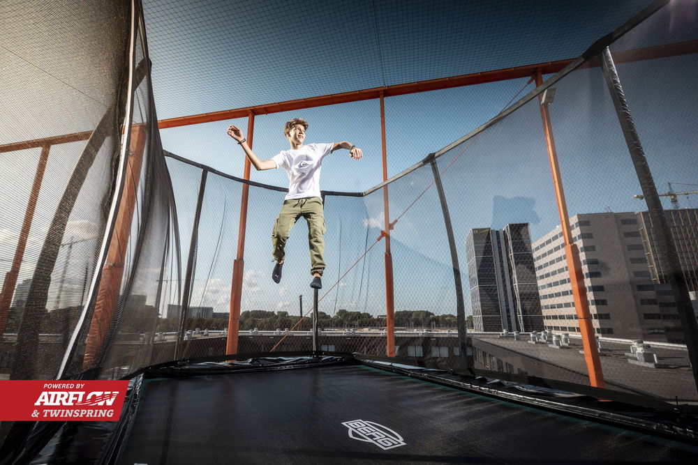 BERG Trampolin Regular ULTIM Elite Grey 500 + Sicherheitsnetz DLX XL inkl. Leiter BERG Trampolin Regular ULTIM Elite Grey 500 + Sicherheitsnetz DLX XL inkl. Leiter
