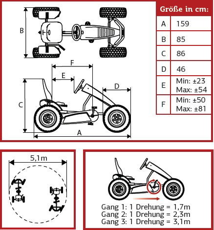 BERG Gokart X-Treme XL BFR-3 BERG Gokart X-Treme XL BFR-3
