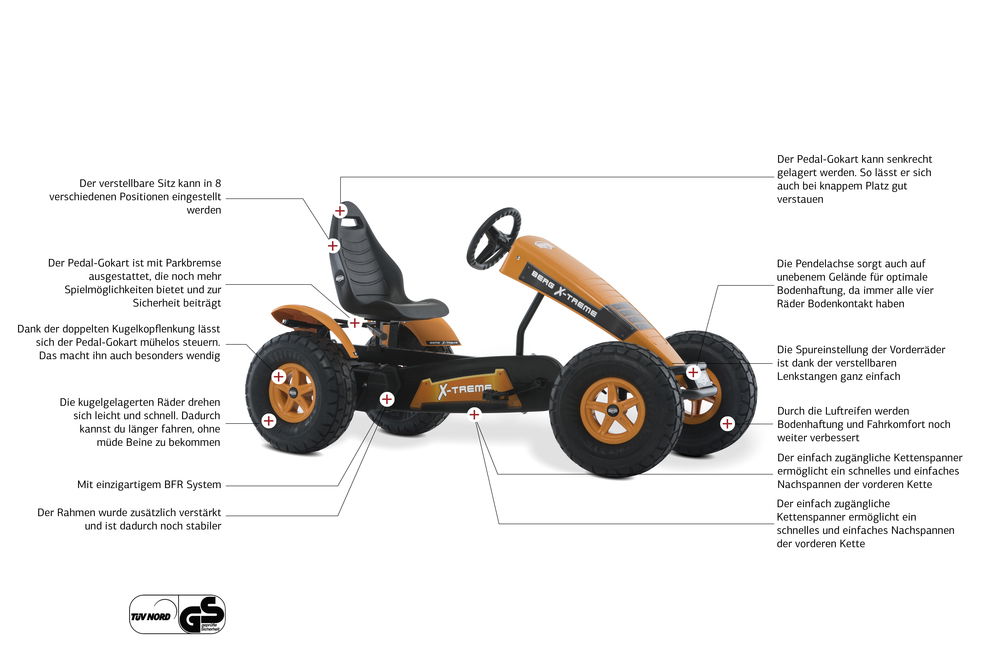 BERG Gokart X-Treme XXL BFR BERG Gokart X-Treme XXL BFR