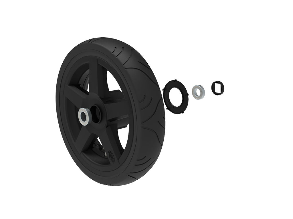 BERG Ersatzteil 1x Komplettrad schwarz für Rally 12.5x2.50-9 Slick BERG Ersatzteil 1x Komplettrad schwarz für Rally 12.5x2.50-9 Slick