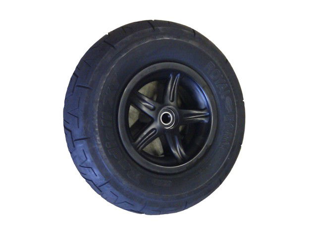 BERG Ersatzteil Komplettrad Schwarz 400/100-8 Radial